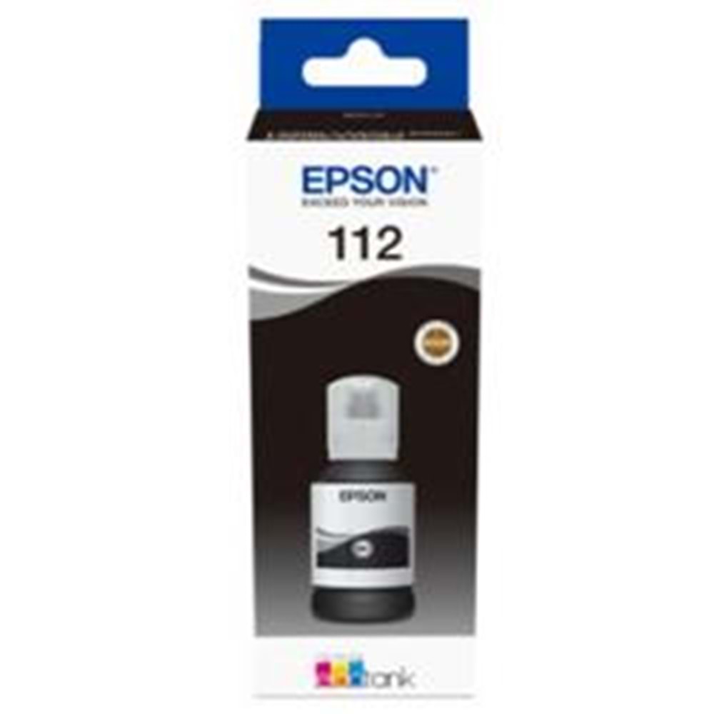 Epson 112 Black Siyah Şişe Mürekkep C13T06C14A