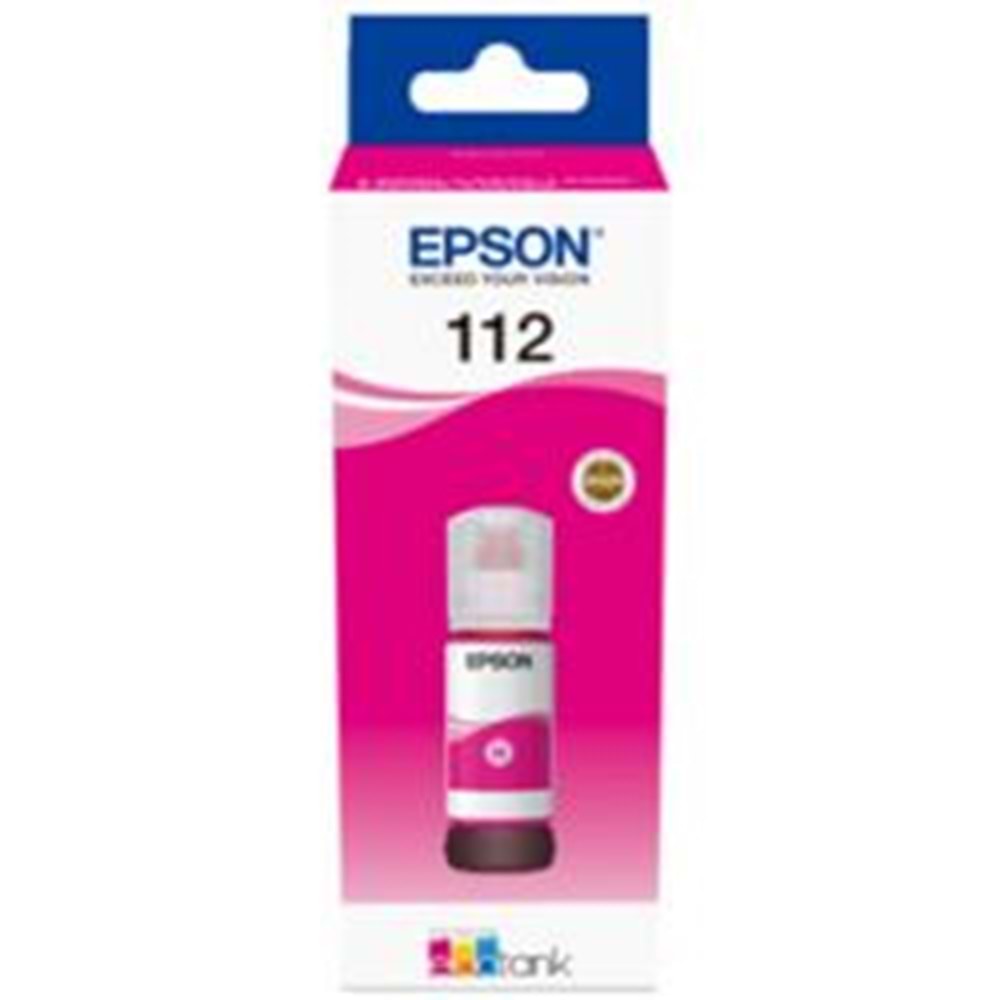 Epson 112 Magenta Kırmızı Şişe Mürekkep 13T06C34A