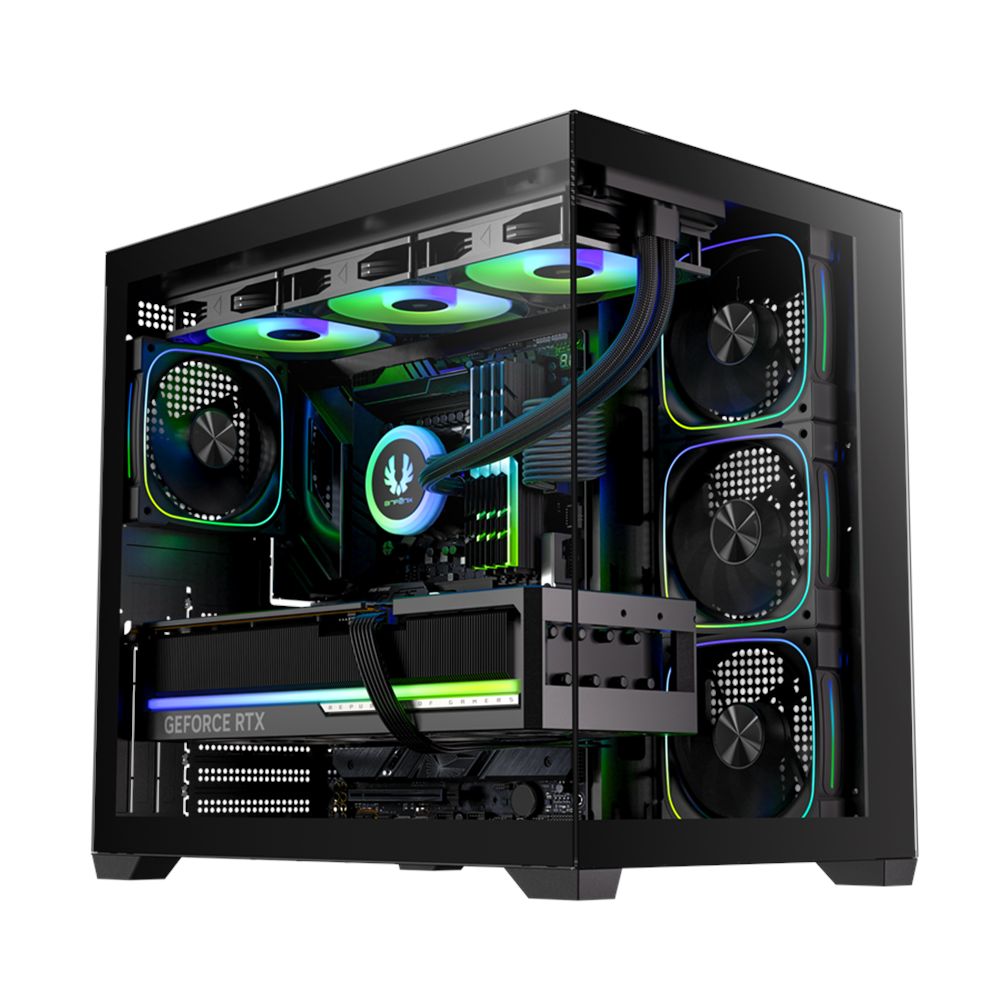BITFENIX 850W 80+ BRONZE FC-ZAA85KKGKK-4A 4-ARGB Fanlı Gaming Mid-Tower PC Kasası