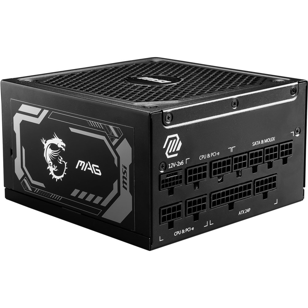 MSI 1000w 80+ Gold MAG A1000GL PCIE5 II Tam Modüler Power Supply