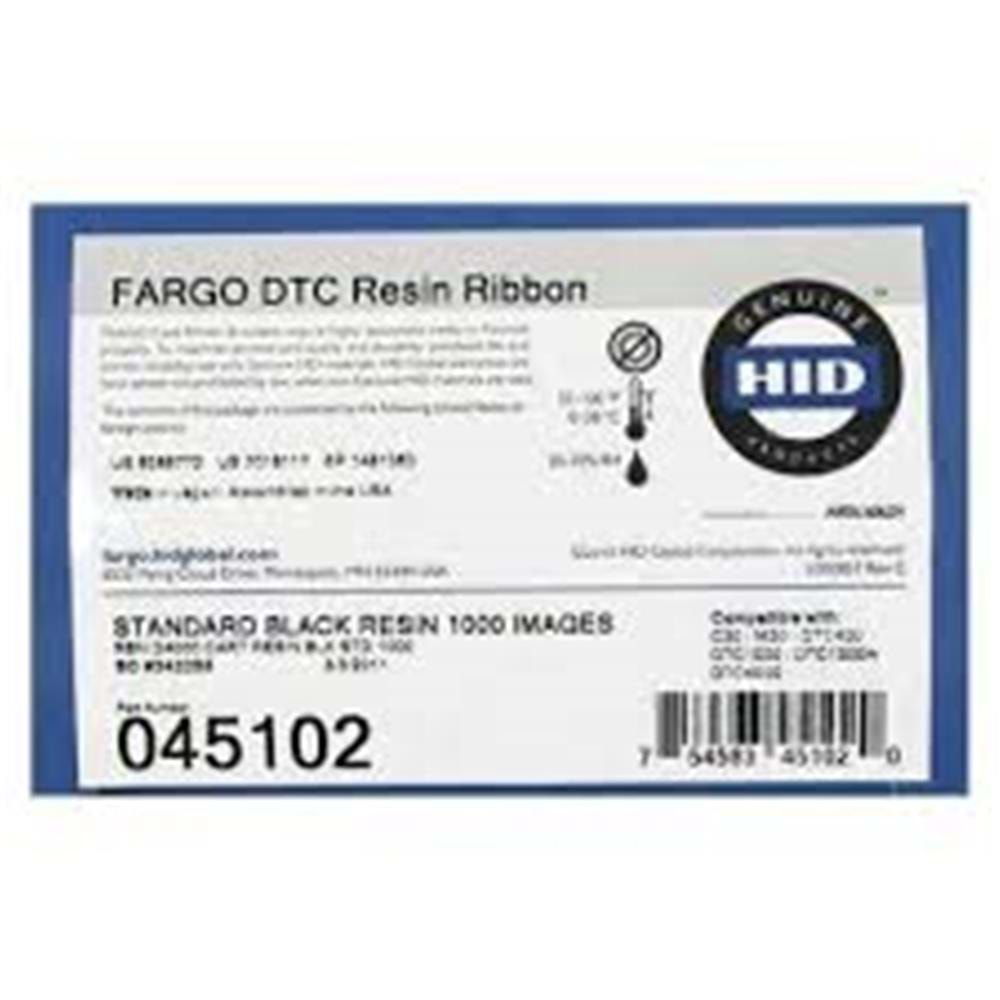 Fargo 045102 DTC1000 Siyah Ribon 