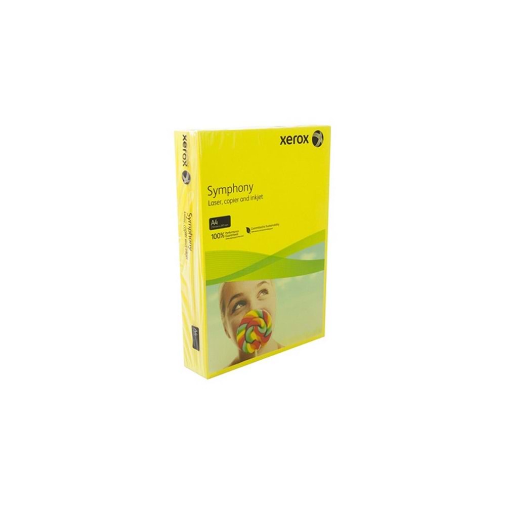 Xerox 3R93975 A4 Symphony Sarı 80gr (=AÇIK SARI)