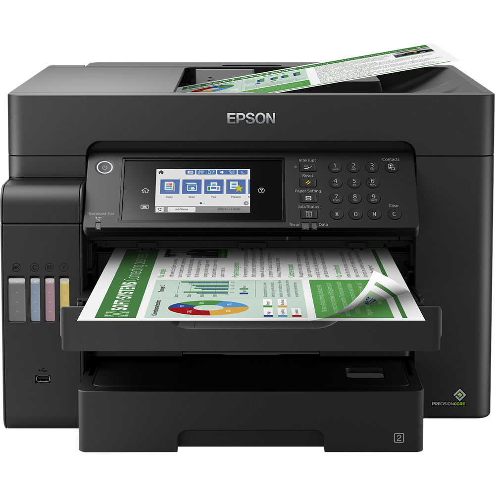 EPSON A3 Renkli L15150 Çok Fonksiyonlu Tanklı Dublex Yazıcı Fax USB 2.0,Ethernet,Kablosuz