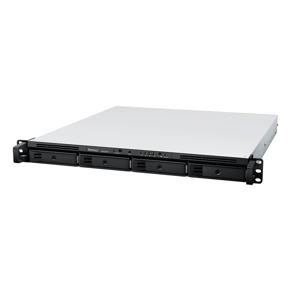 SYNOLOGY 4diskli Ryzen V1500B-2GB RAM-4-Gigabit Rack Nas Server RS822RP PLUS