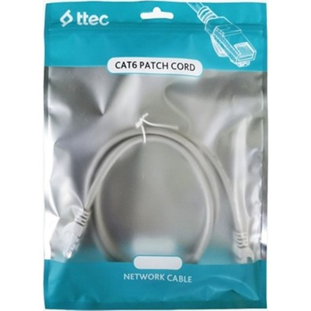 TTEC 0.2metre CAT6 Utp KBL-PTCH-20CMG Gri Patch Kablo