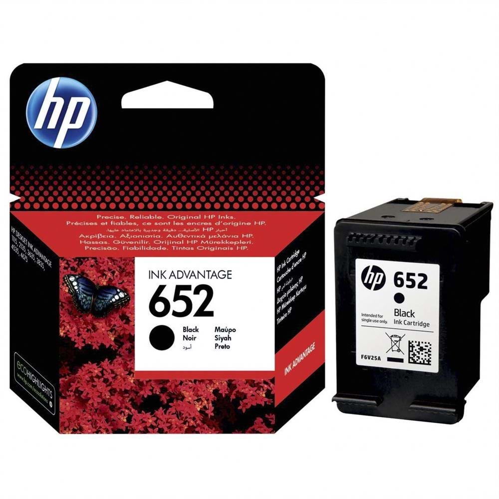 HP 652 F6V25AE SİYAH Yazıcı Kartuşu