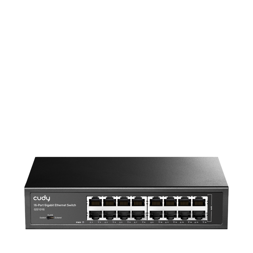 CUDY 16port Gigabit Yönetilemez Metal Kasa Switch GS1016 