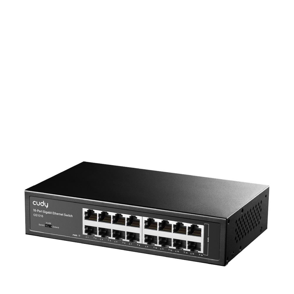 CUDY 16port Gigabit Yönetilemez Metal Kasa Switch GS1016 