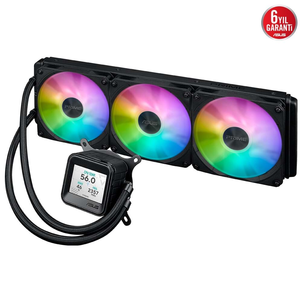 ASUS 360mm PRIME LC 360 ARGB LCD AM5-1851p Sıvı Soğutmalı İşlemci Fanı / 90RC00Z1-B0EAY0