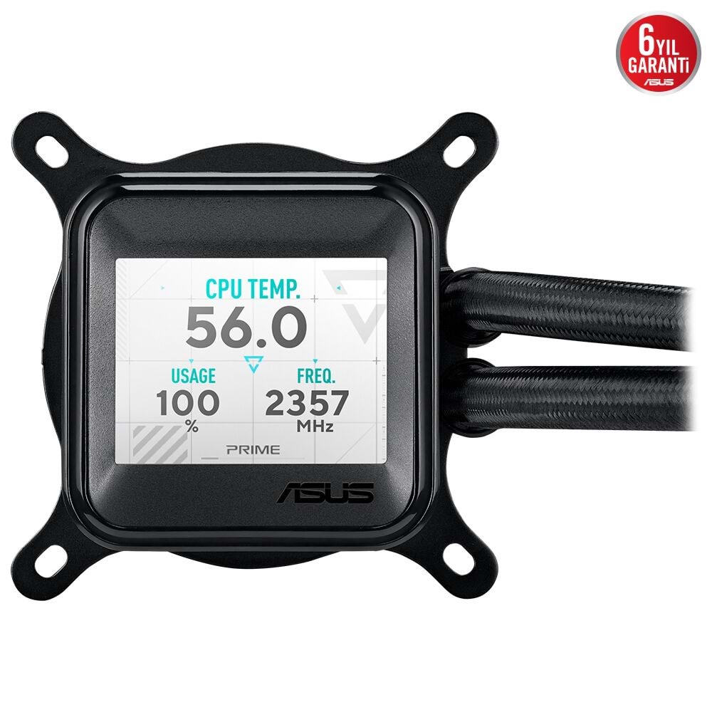 ASUS 360mm PRIME LC 360 ARGB LCD AM5-1851p Sıvı Soğutmalı İşlemci Fanı / 90RC00Z1-B0EAY0