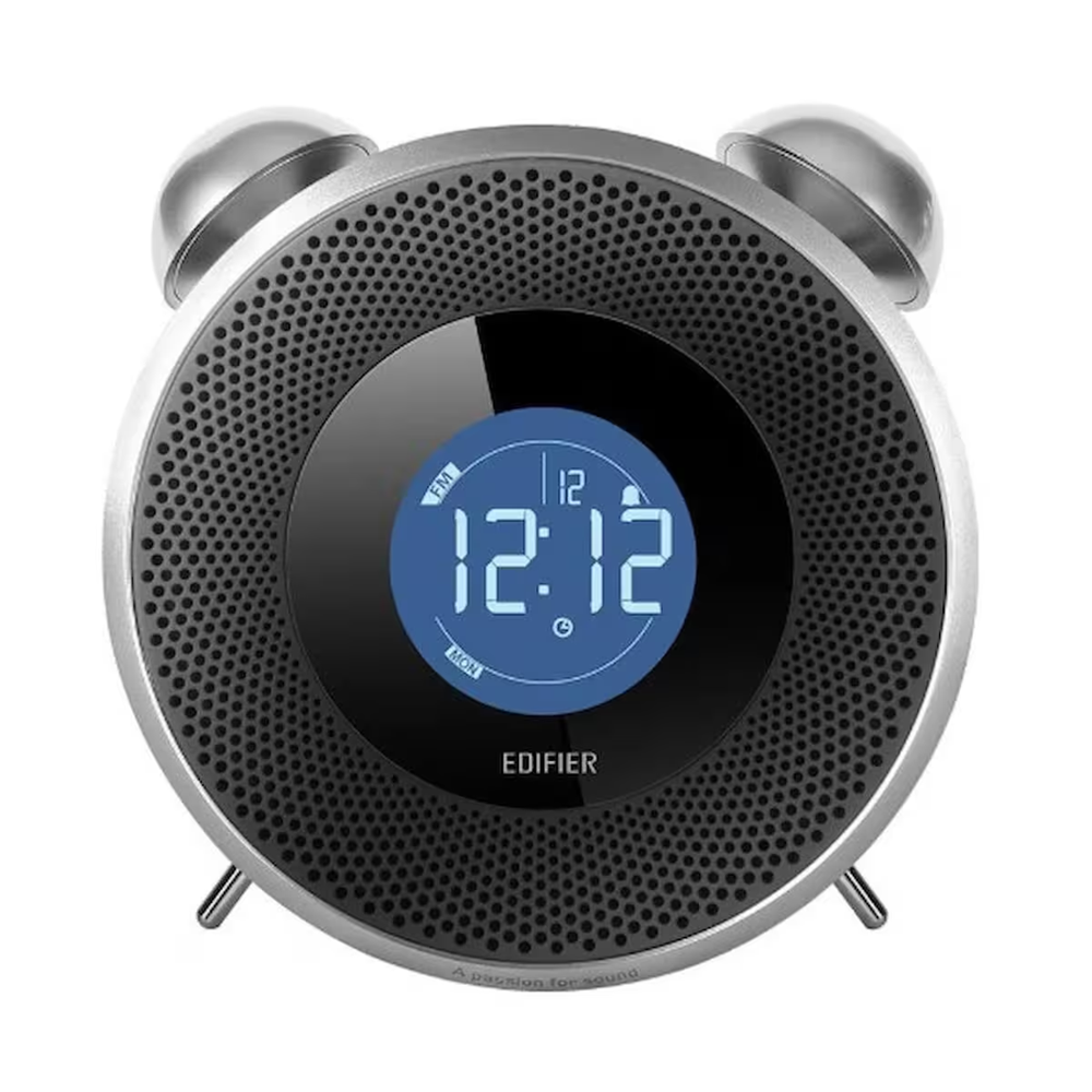 EDIFIER Image Series MF240BTBTick-Tock Dock 8W Rms Çalar Saatli FM Radyo / SD Kart Girişli Hoparlör Siyah, BLUETOOTH