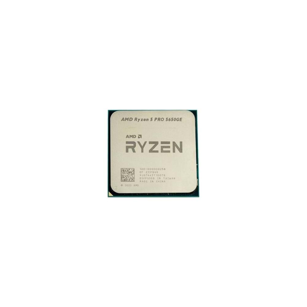AMD Ryzen 5 PRO 5650GE 16MB 6çekirdekli O/B UHD AM5 35w Kutusuz+Fansız