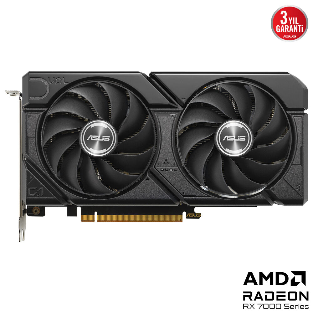 ASUS 8GB DUAL RX7600-O8G EVO GDDR6 128bit HDMI-DP PCIE 4.0