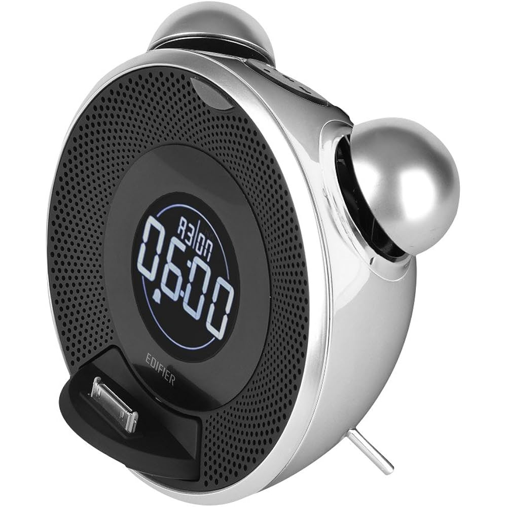 EDIFIER Image Series IF230B Tick-Tock Dock 9W FM Radyo, iPod, Hoparlör Siyah, BLUETOOTH