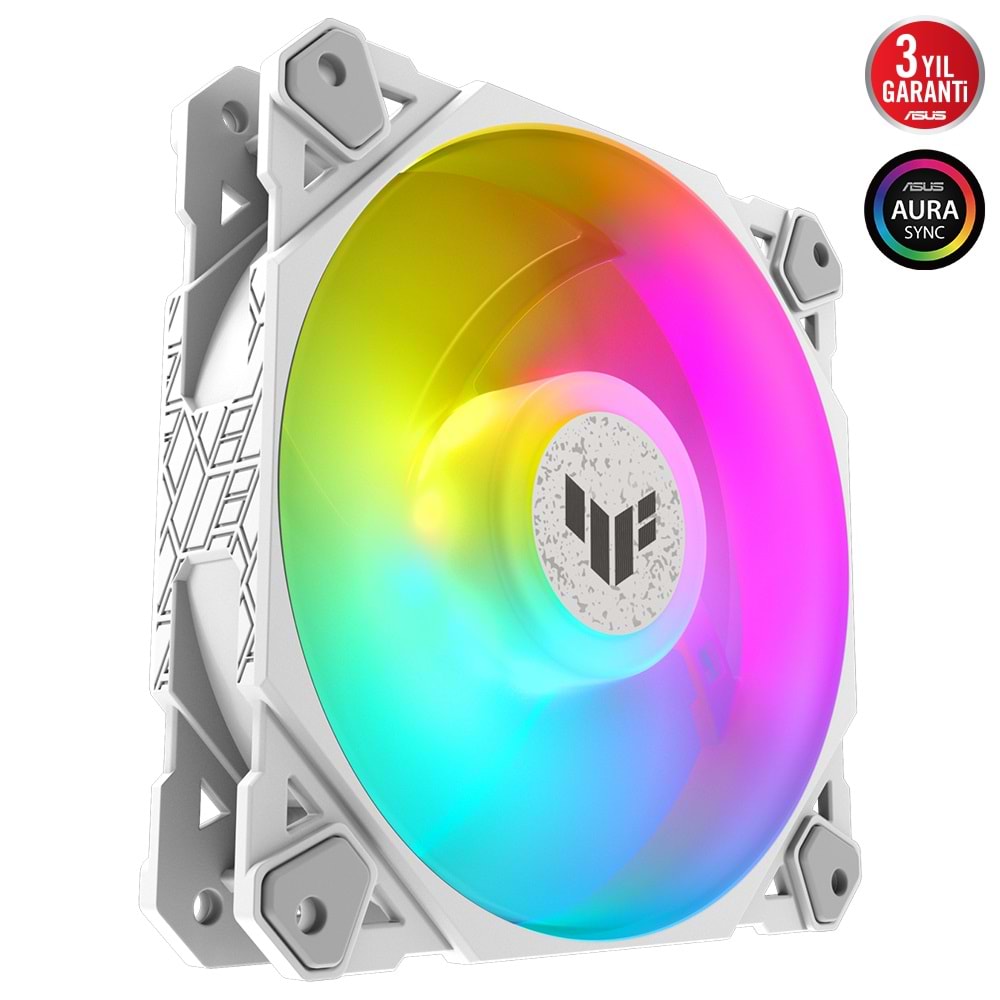 ASUS TUF GAMING TF120 ARGB White Edition 120mm Kasa Fanı (90DA0033-B09000)