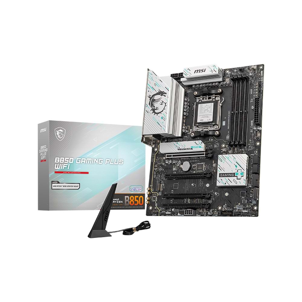 MSI B850 GAMING PLUS WIFI7 DDR5 DP TYPEC PCIE 5.0 AM5 ATX