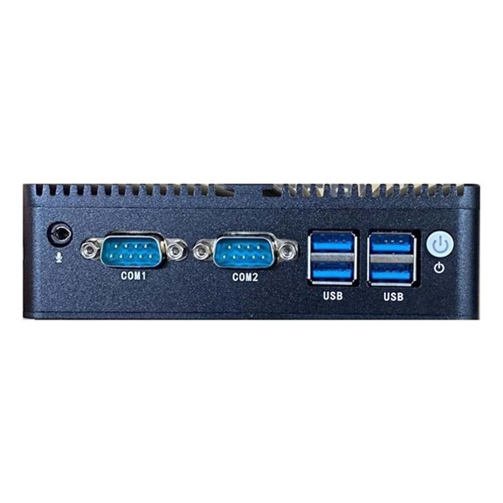 EVATECH Celeron QC J4105 4GB- 128GB SSD- O/B HD VGA FRD ENDUSTRIYEL MINI PC Seri Port