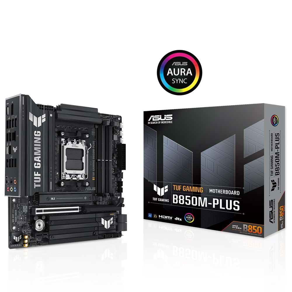ASUS TUF GAMING B850M-PLUS WIF-7 DDR5 HDMI DP PCIE 5.0 AM5 mATX
