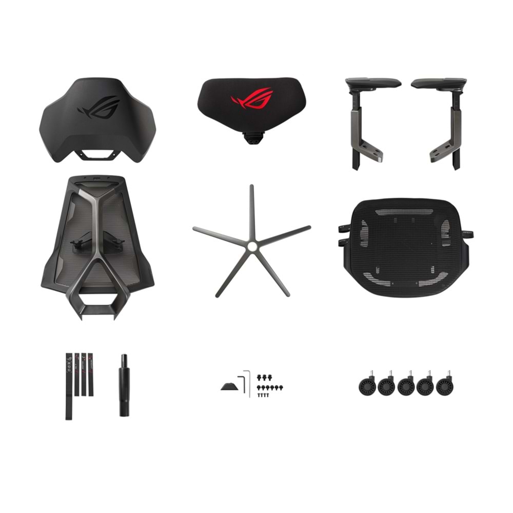 ASUS SL400 ROG Destrier Ergo Hibrit Oyuncu Koltuğu / 90GC0120-MSG010