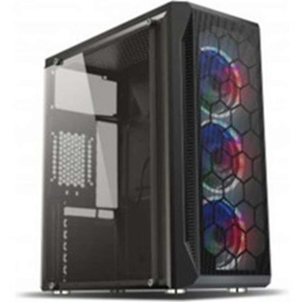 VENTO 350W VS119S Standart Micro ATX PC Kasası Siyah