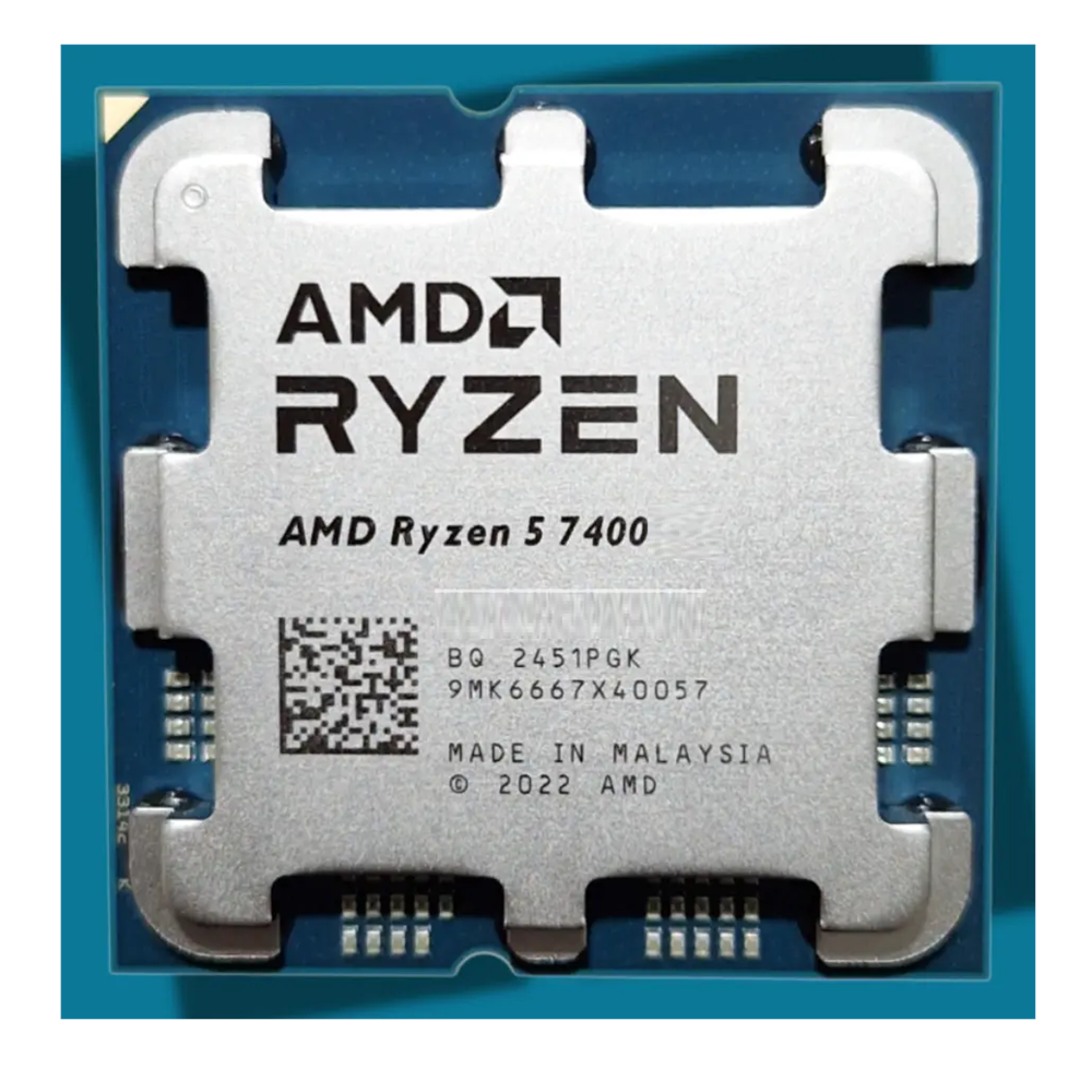 AMD RYZEN 5 7500 22MB 6çekirdekli O/B UHD AM5 65w Kutusuz+Fansız.
