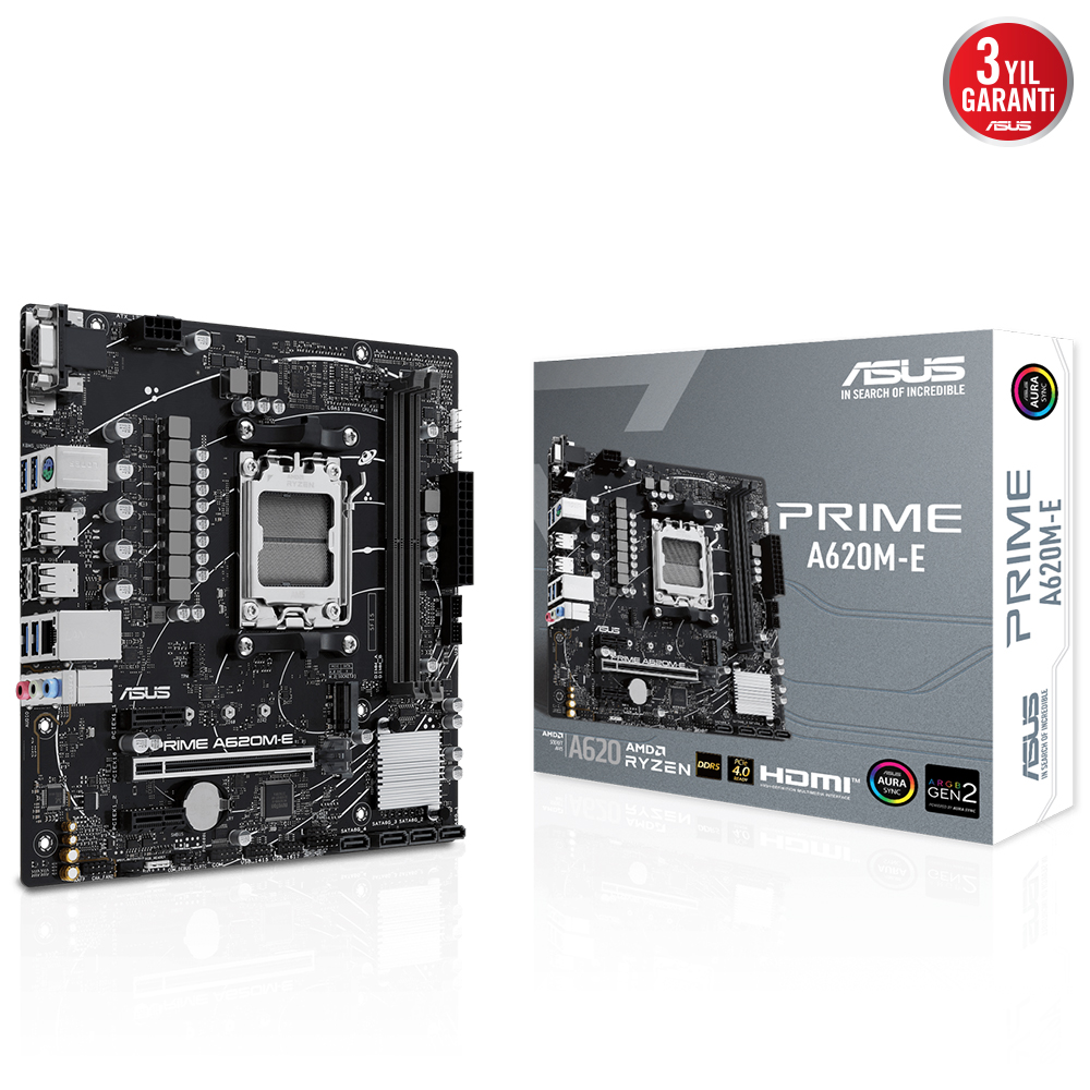 ASUS PRIME A620M-E DDR5 HDMI PCIE 4.0 AM5 mATX