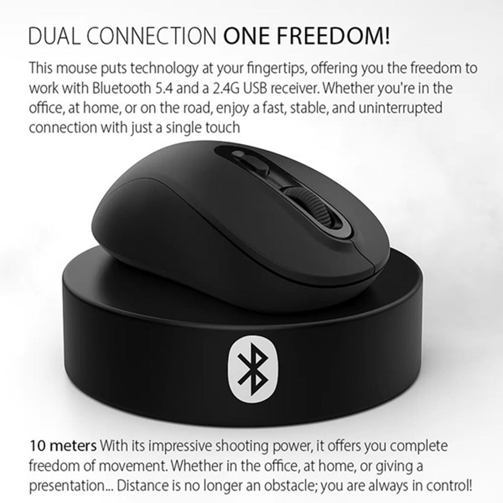 INCA IWM-288T Kablosuz Siyah Mouse