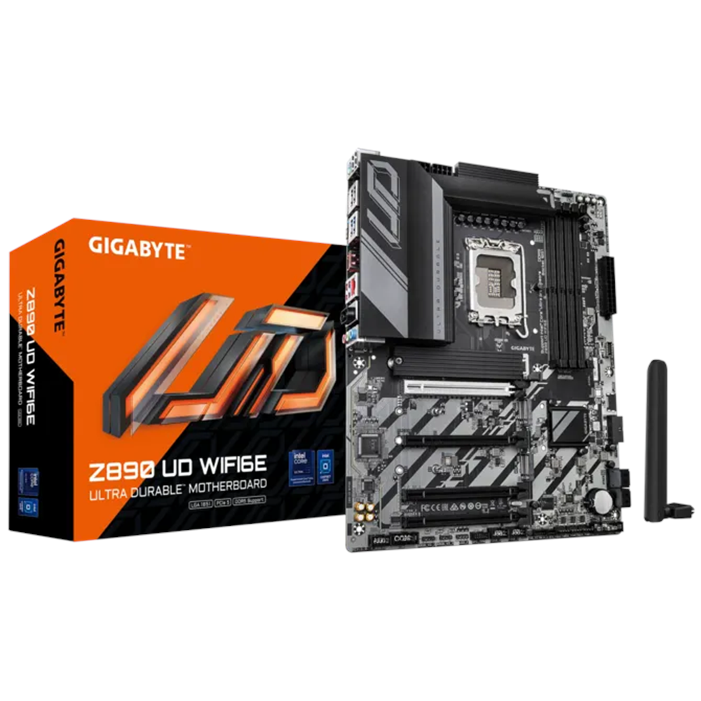 GIGABYTE Z890 UD WIFI6E DDR5 HDMI-DP TYPEC PCIE 5.0 1851p ATX