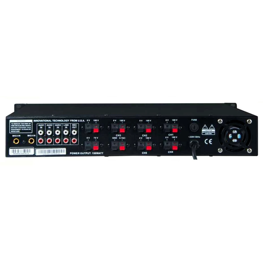 WESTA WM-350UT 6-bölgeli 350W 100V Mikser Amfi