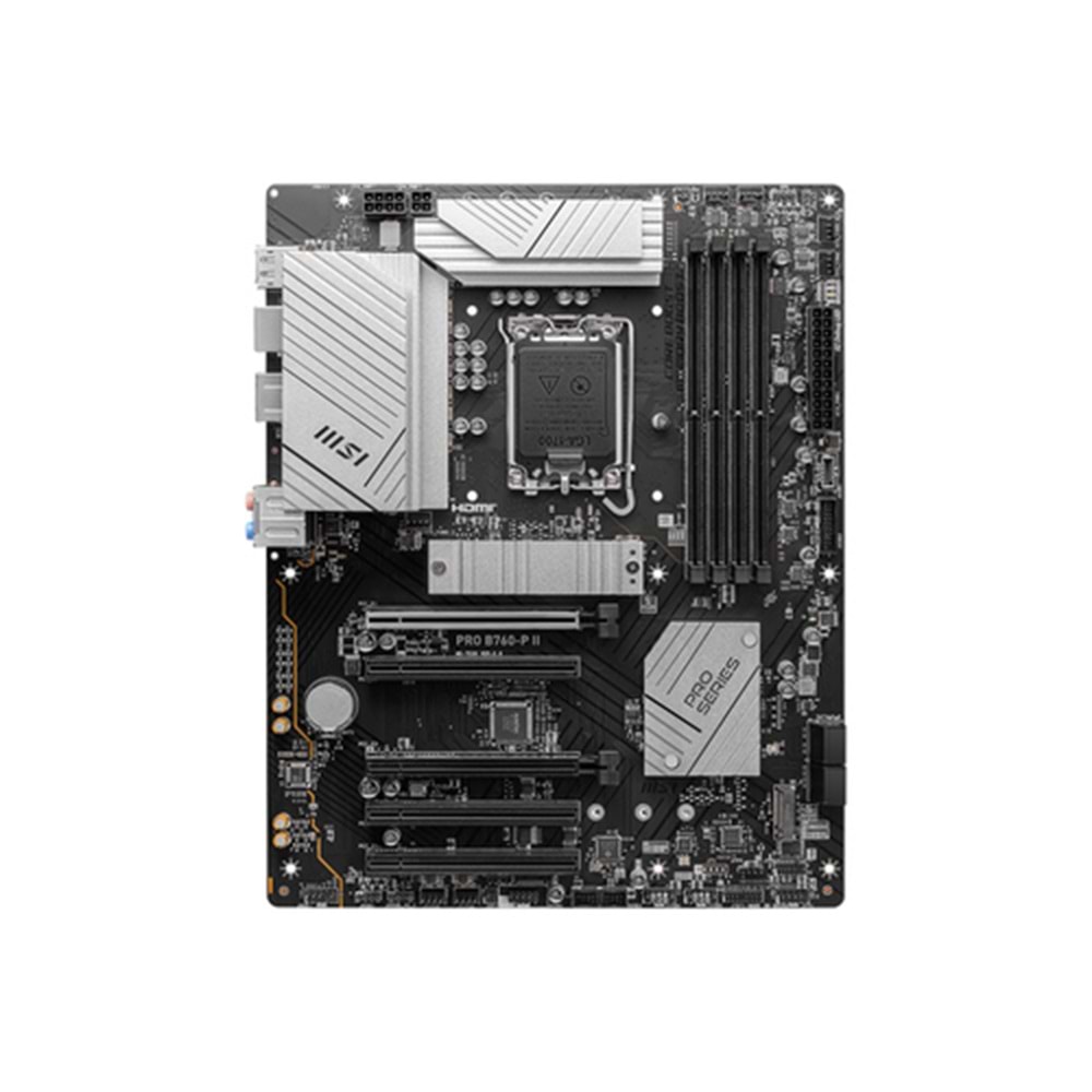 MSI PRO B760-P II DDR5 HDMI-DP PCIE 4.0 1700p ATX