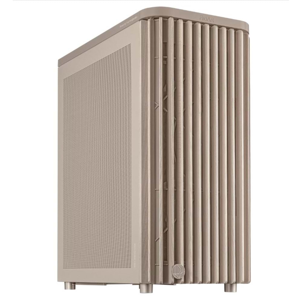 ASUS PROART PA401 WOOD MESH PWM BEIGE Gaming Mid-Tower PC Kasası