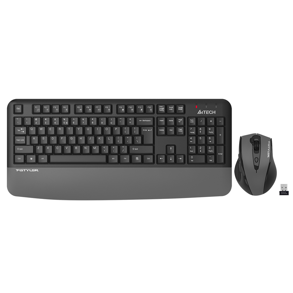 A4TECH FG2500S PLUS Kablosuz Q Trk Gri Klavye - Mouse Set