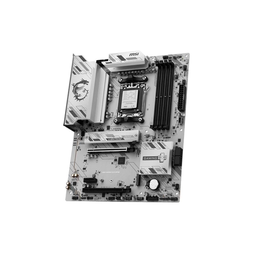 MSI B850 GAMING PLUS WIFI6E DDR5 HDMI-DP TYPEC PCIE 5.0 AM5 ATX