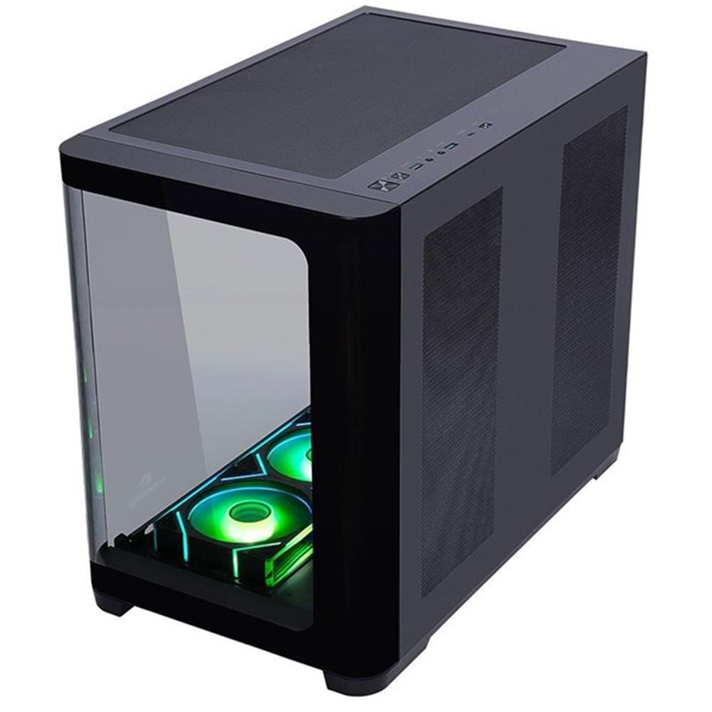 GAMEBOOSTER SEA WIEW GB-G2851BB 7-ARGB Fanlı Gaming Mid-Tower PC Kasası