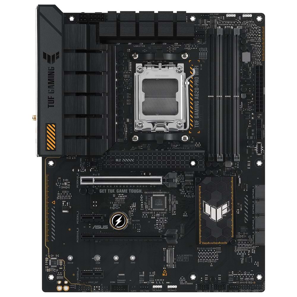 ASUS TUF A620-PRO GAMING WIFI-6 DDR5 HDMI DP PCIE 4.0 AM5 ATX 