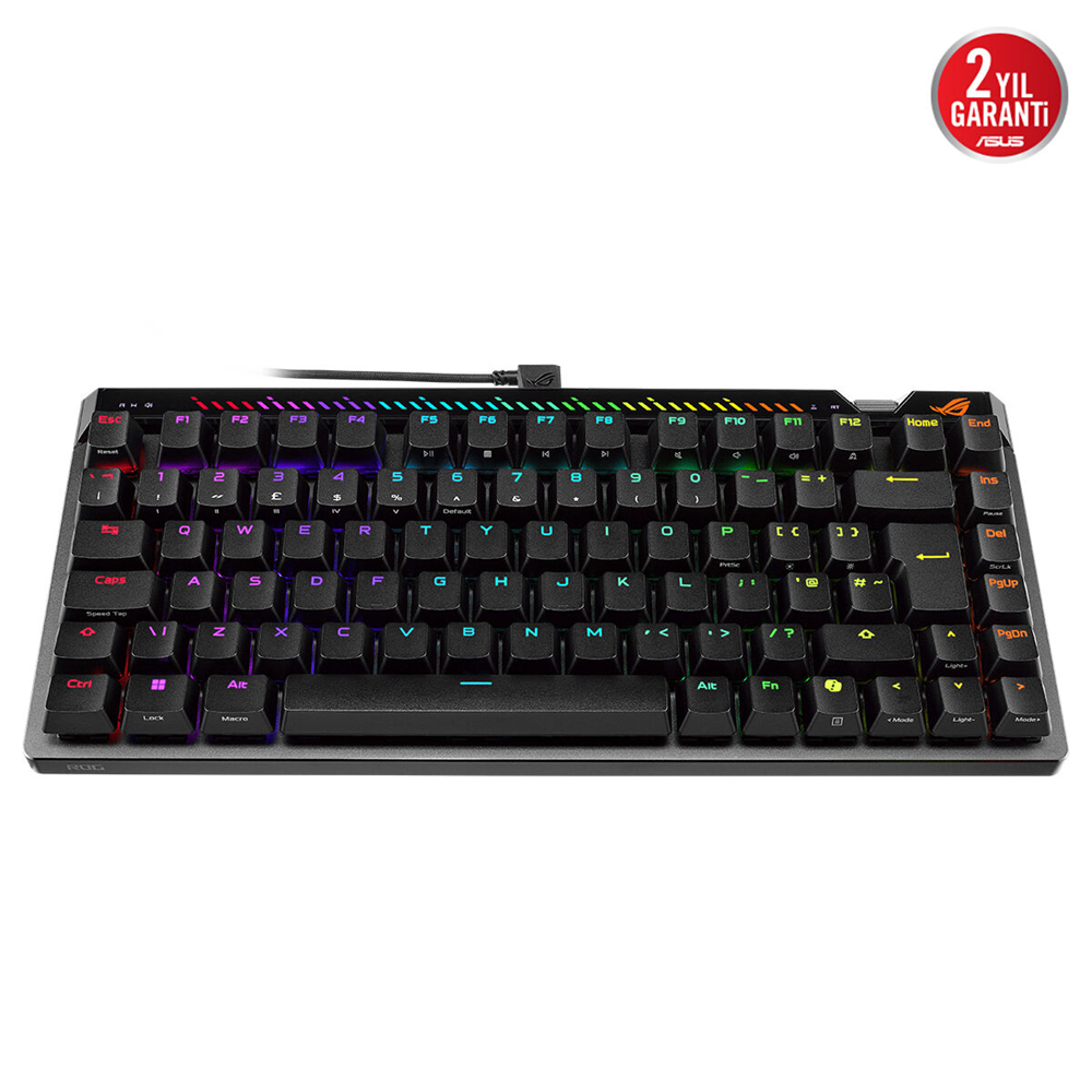 ASUS ROG Falchion Ace 75HE Manyetik Switch İngilizce Mekanik Oyuncu Klavyesi (M705) / 90MP047H-BKEA20