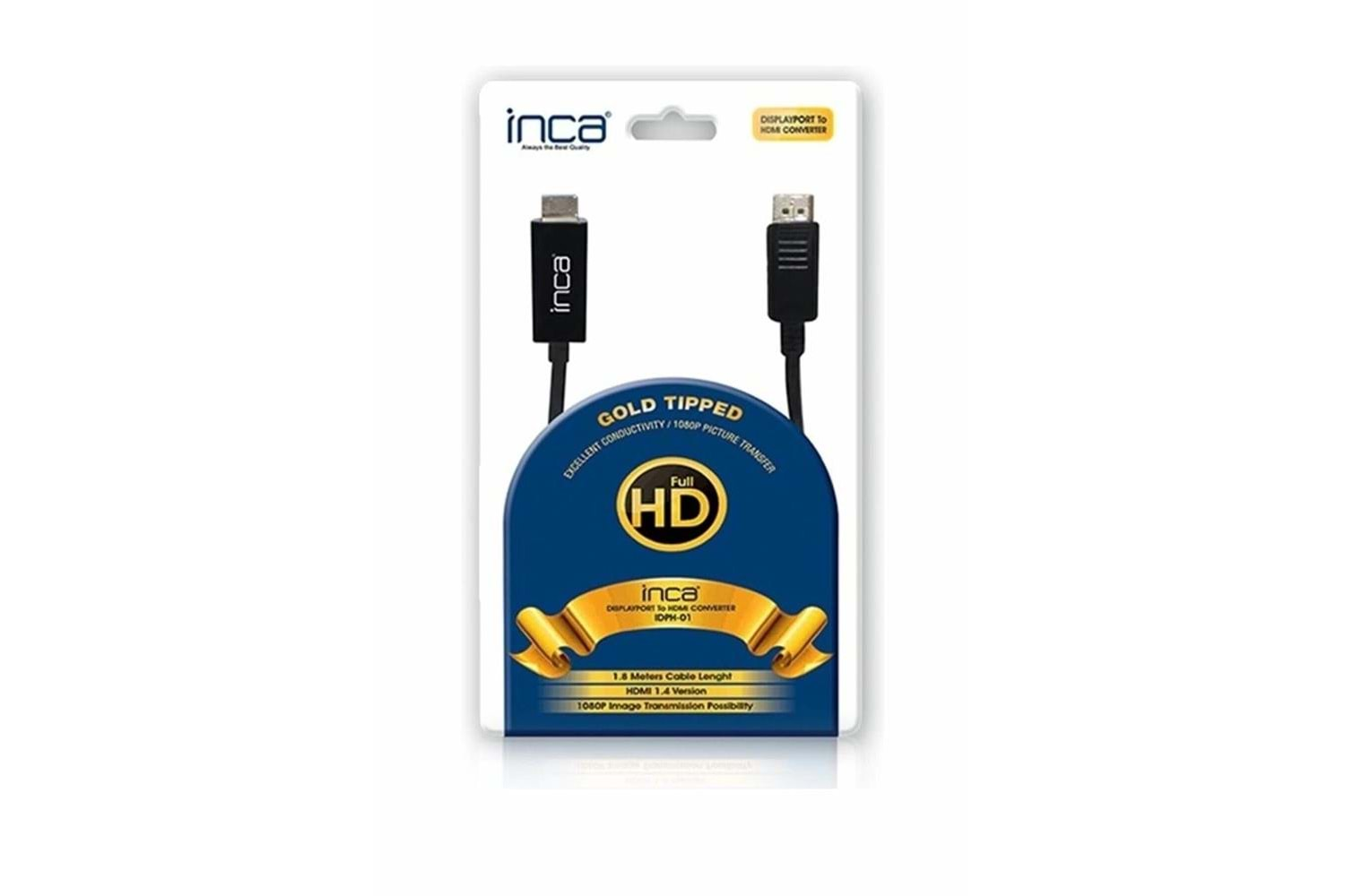 Inca IDPH-01 Displayport To Hdmı 1,8mt