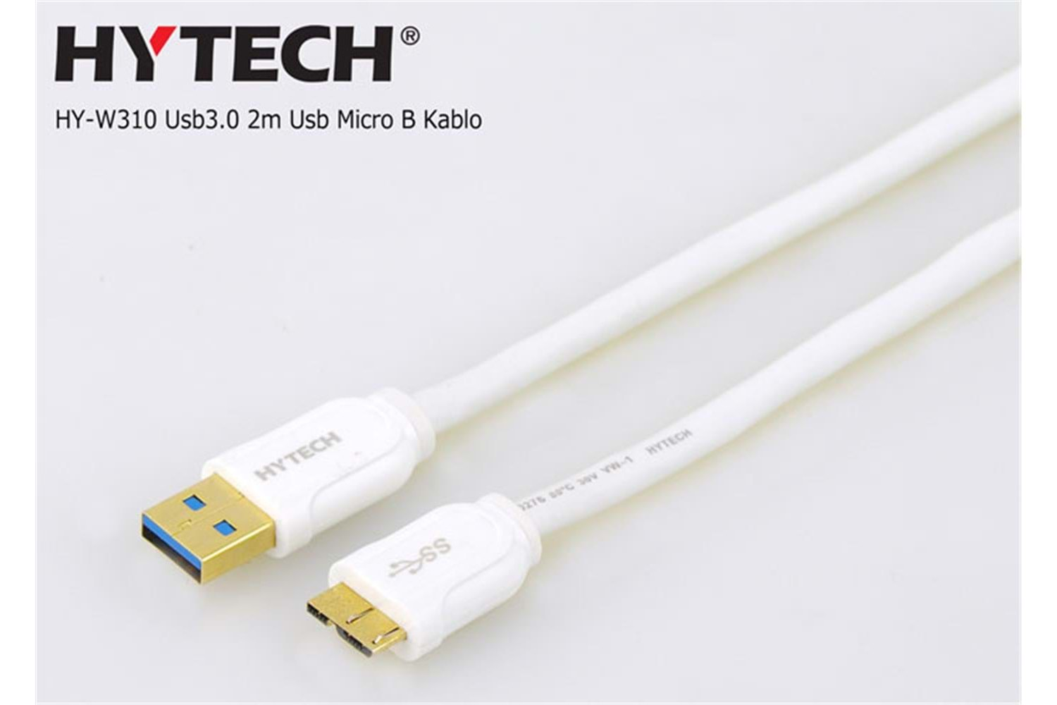 Hytech HY-W310 Usb3.0 2m Usb Micro B Note3-S5 + Harddisk Kablo