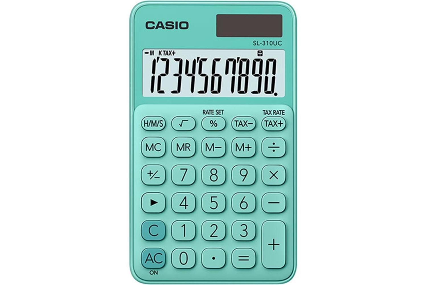 Casio SL-310UC-GN Cep Tipi 10 Hane Yeşil Hesap Makinesi