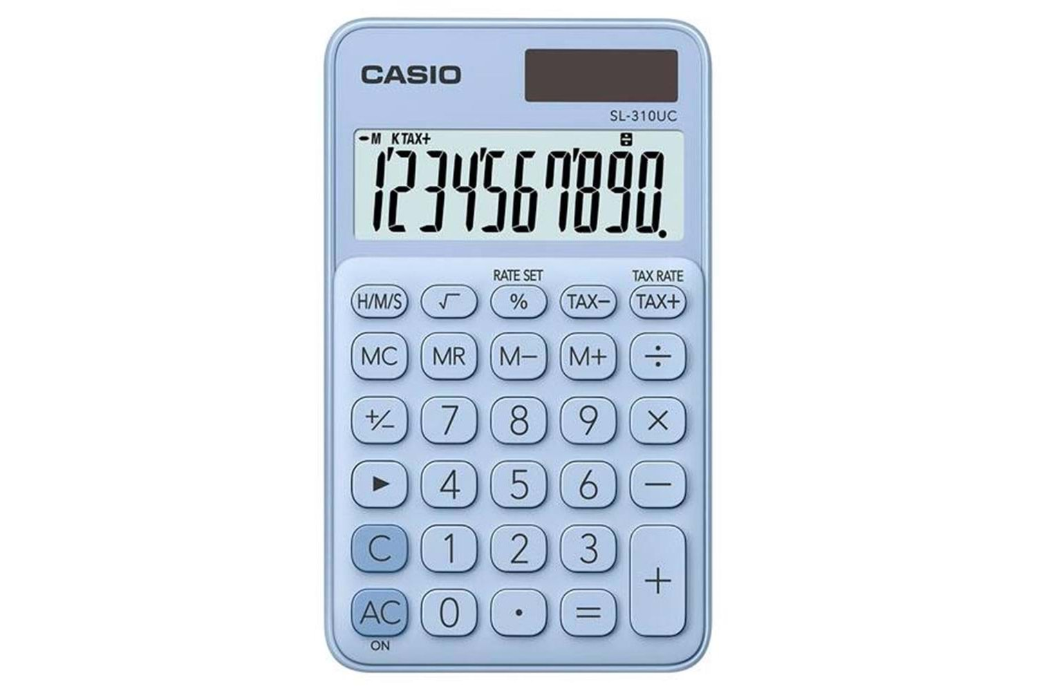 Casio SL-310UC-LB Cep Tipi 10 Hane Açık Mavi Hesap Makinesi