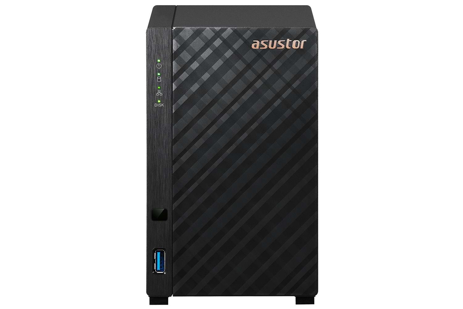 ASUSTOR AS1102T REALTEK RTD1296 2 DİSK YUVASI NAS(2X18TB DESTEĞİ) 1GB DDR4 2.5 GBE X 1 USB 3.2 X 2