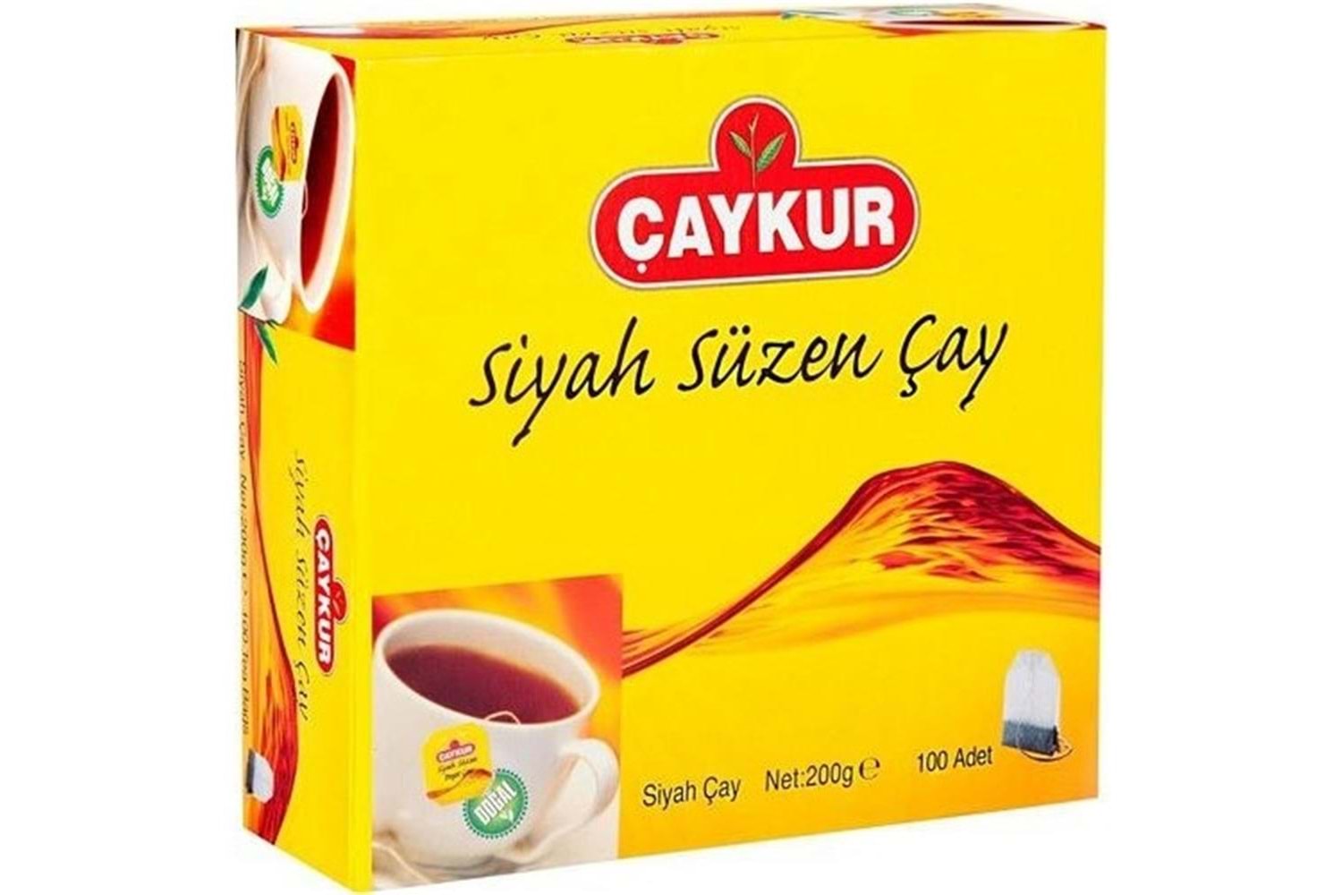 Çaykur Siyah Süzen Poşet Çay 2 gr 100 Adet (Net 200gr)