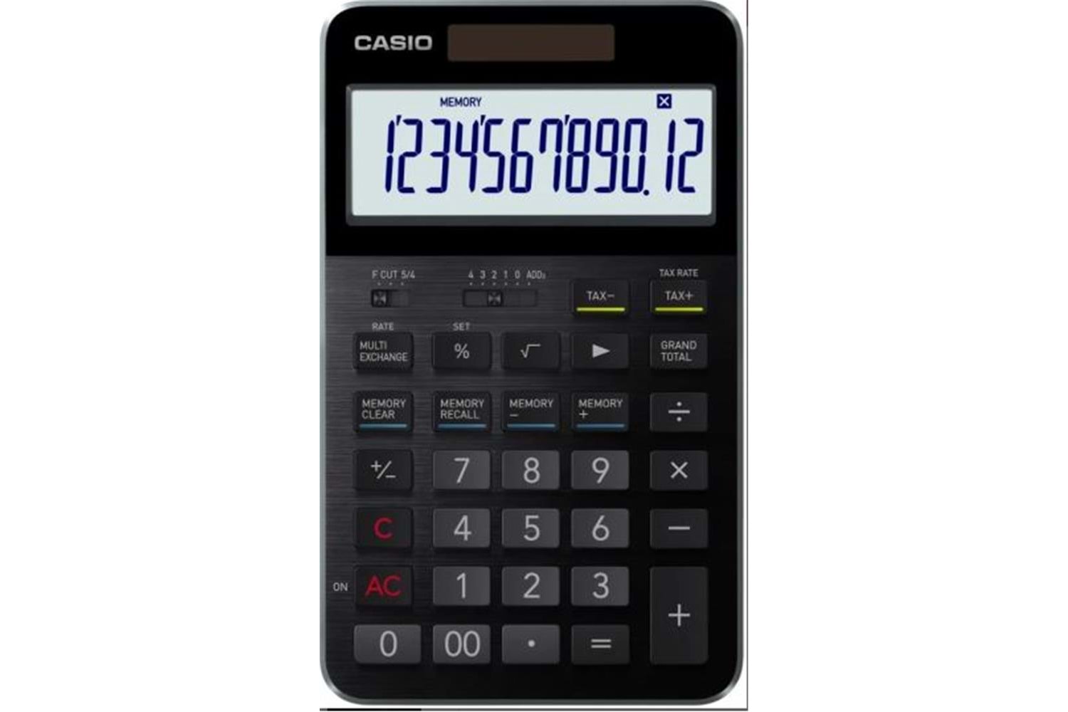Casio S100X-BK-DJ Profesyonel 12 Hane Masa Üstü Hesap Makinesi