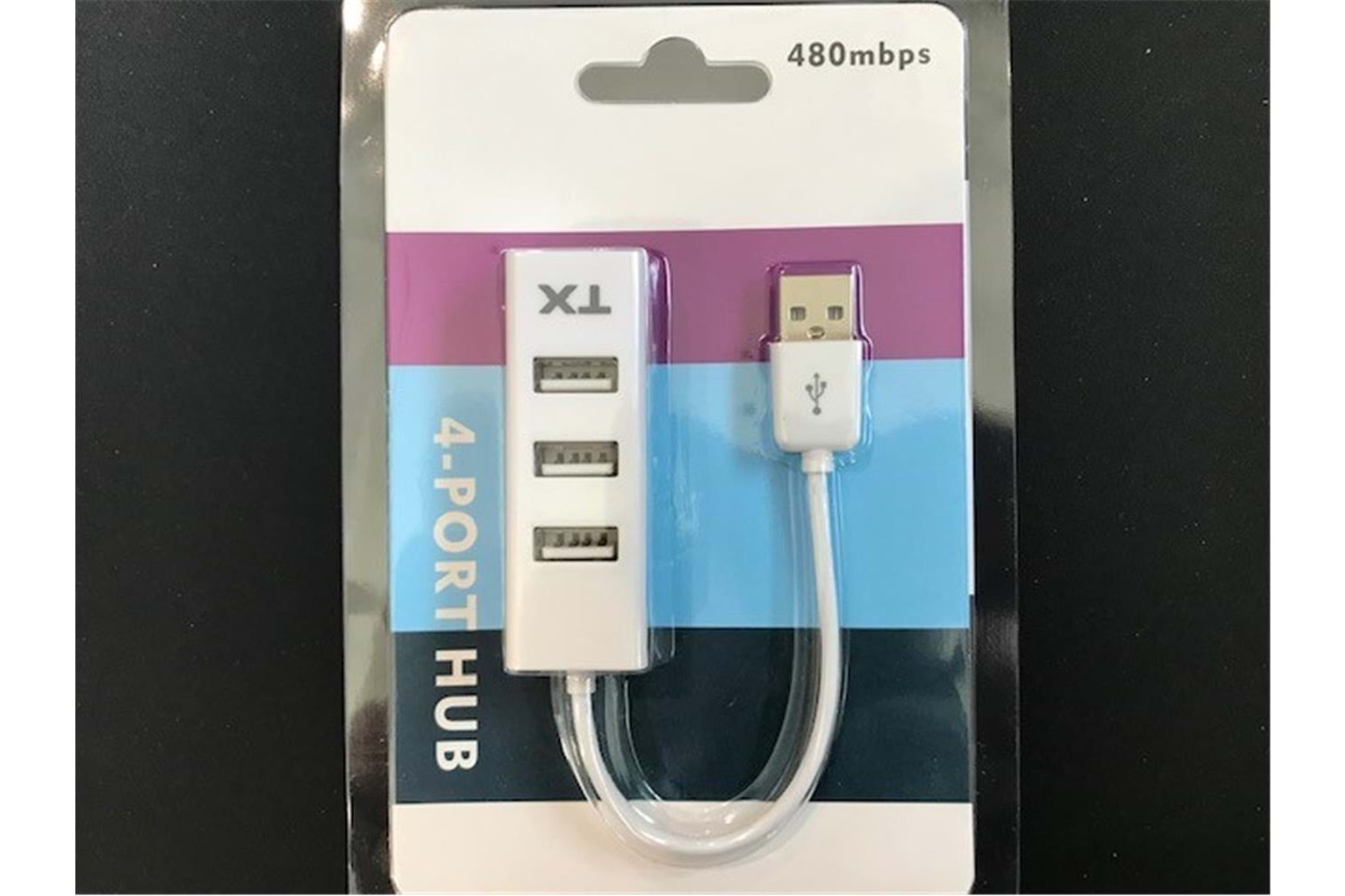 Tx ACUSB24W 4Port Usb Hub Beyaz 2.0 480Mbps (0,11cm Kablo Uzunluğu)