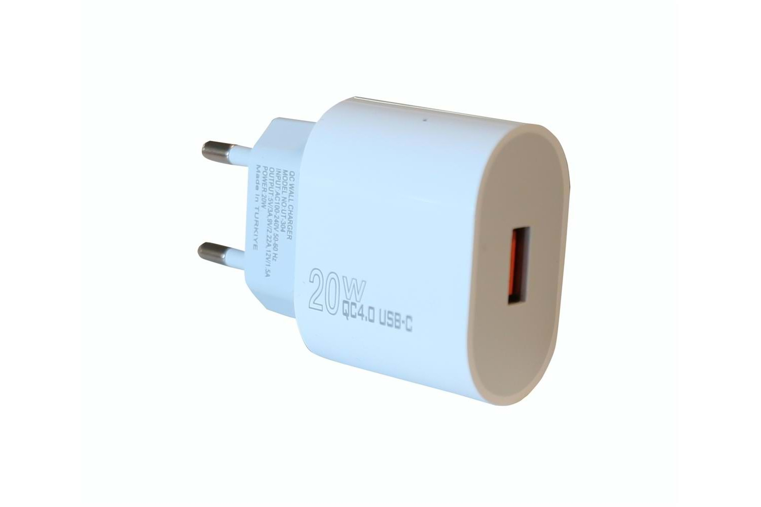 Elba ELB03-20USB Beyaz 20W USb Şarj Kafa QC4.0(Akıllı Koruma-Hızlı Şarj-Isıya Dayanıklı)