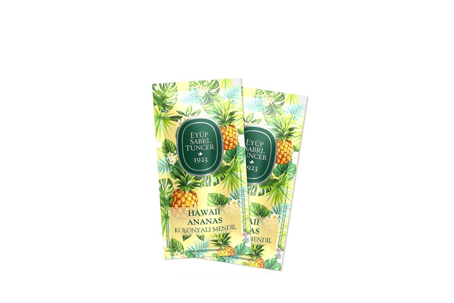 Eyüp Sabri Tuncer Hawaii Ananas Kolonyalı Mendil 150li 5X10 Küçük Boy