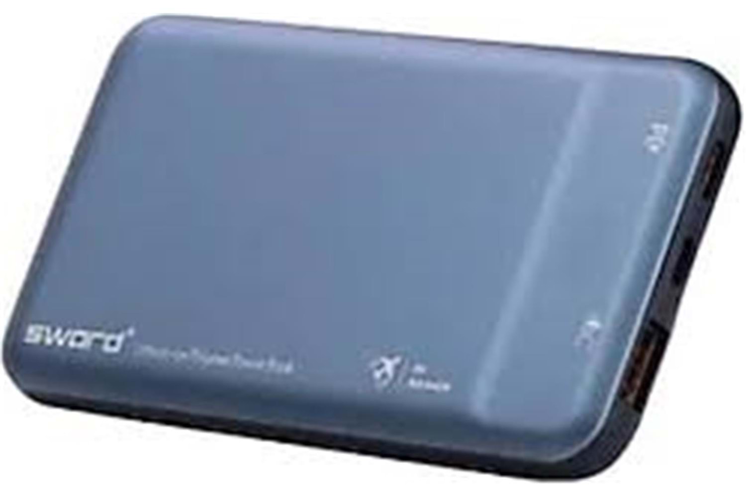 Sword 10F53 10.000mah Gray Hızlı Şarj Powerbank