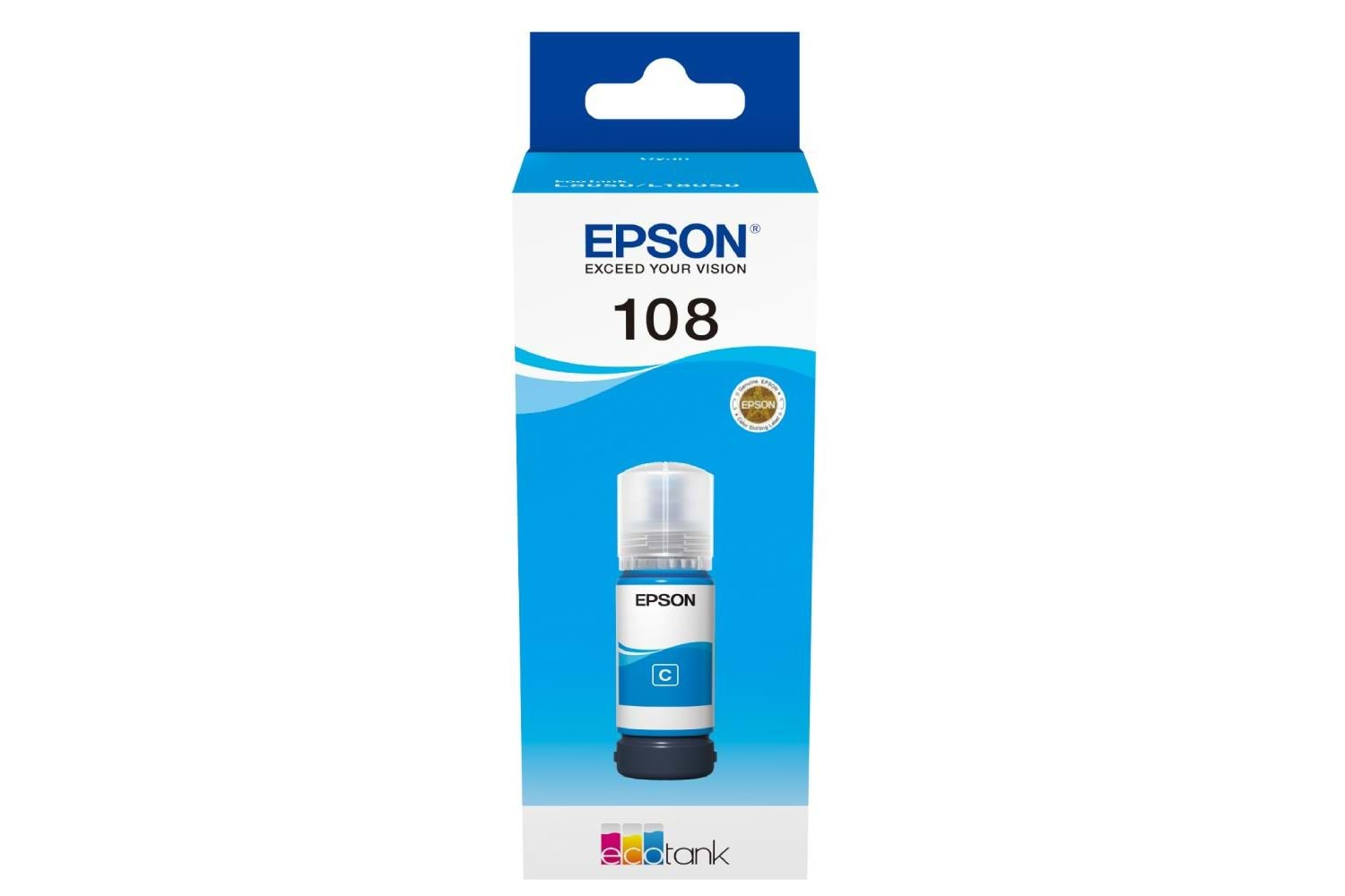 Epson T09C2 108 Cyan Mavi Şişe Mürekkep T09C24A L18050-L8050