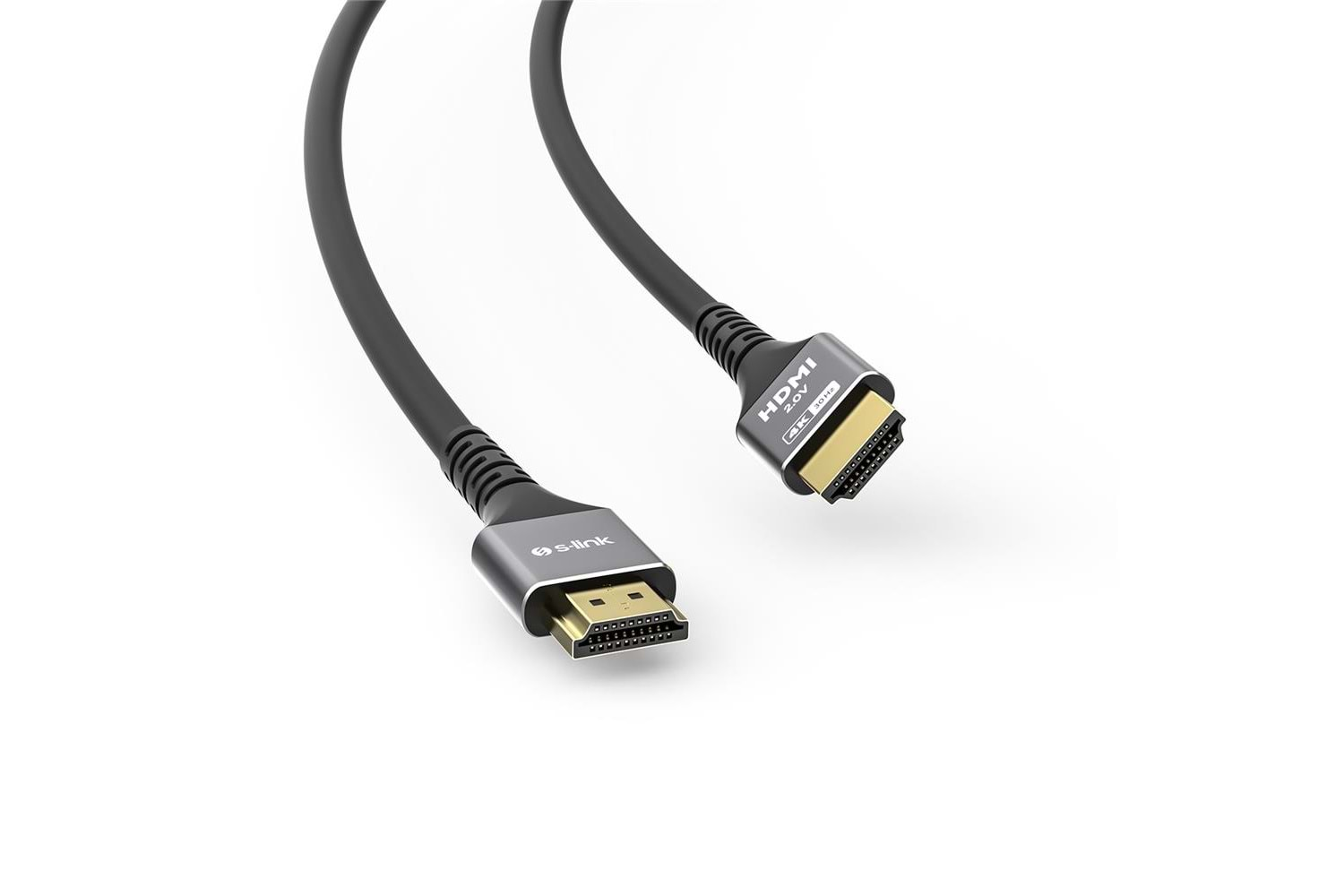 S-link SLX-HD4K15 19+1 HDMI to HDMI 15mt Metal v2.0 4K (4096-2160) 30Hz Kablo