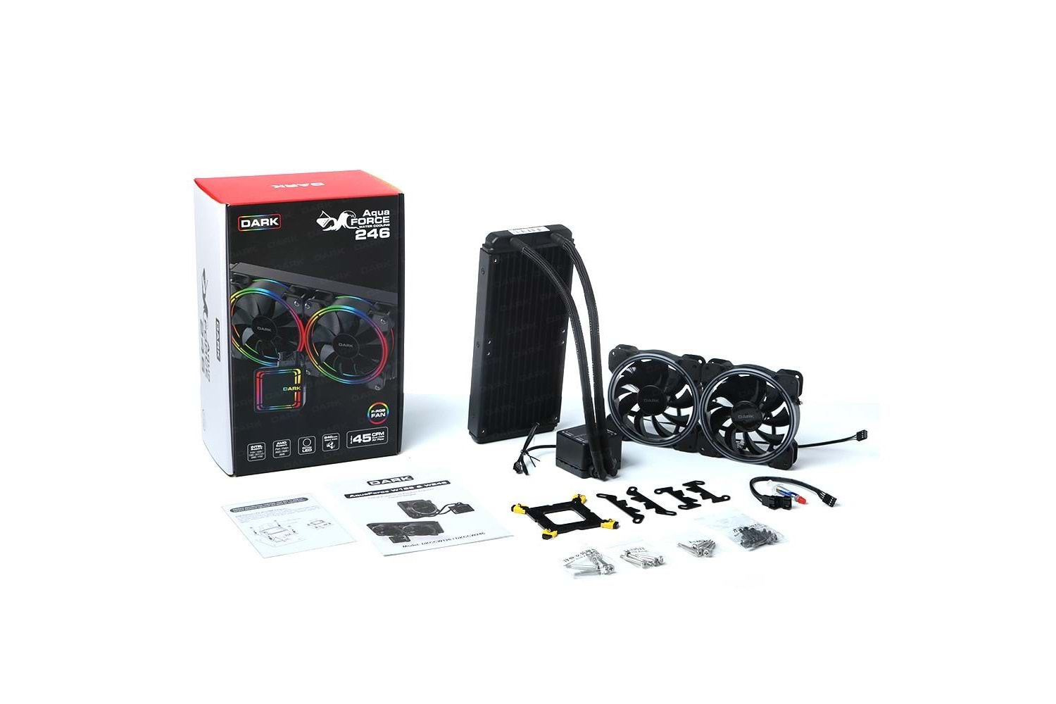 Dark DKCCW246 AquaForce W246 240mm Fixed RGB LEDli Sıvı Soğutma
